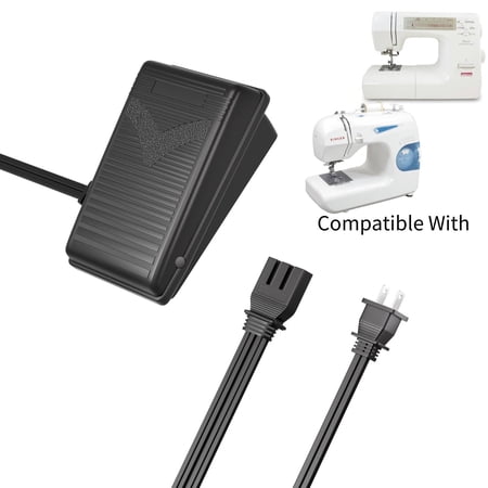 Kybate 110V Foot Control Pedal Compatible With Singer 117 Featherweight 2623 30215 30218 30518