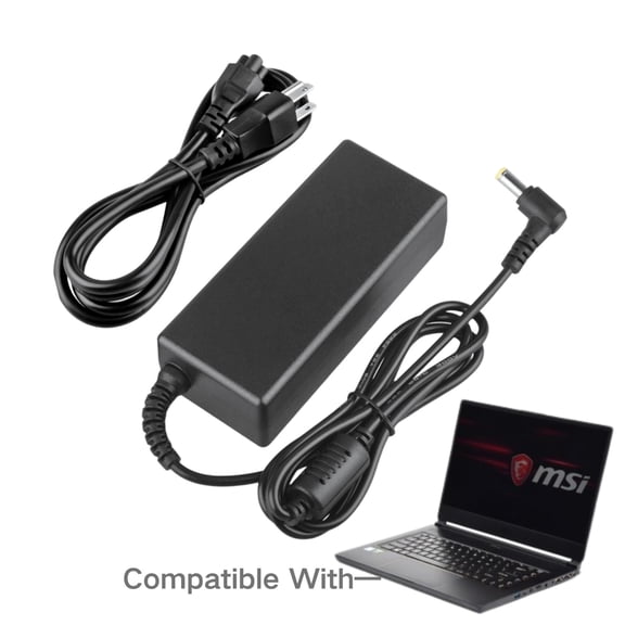 Kybate 180W AC Adapter Charger Compatible with GS65 GF63 GF65 GF75 GS75 Gaming Laptop Power PSU