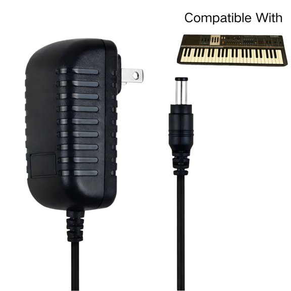 Kybate 7.5V Adapter Compatible With Casio Casiotone MT35 MT36 MT88 MT100 Keyboard
