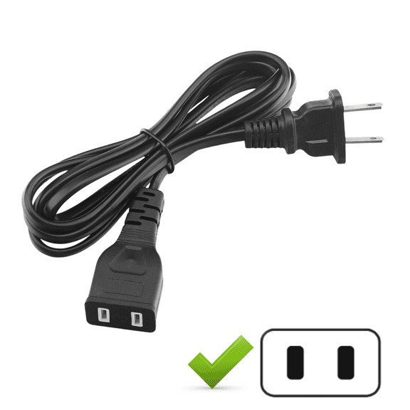 Kybate AC Power Cord Cable Plug Compatible with RYOBI PCL811 PCL811B 18V ONE+ Hybrid18V 7.5" Fan
