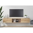 thumbnail image 1 of Kybele LLC Hilly  Wall - Mounted  Modern Floating 71"  TV Stand Oak Oak Finish, 1 of 5