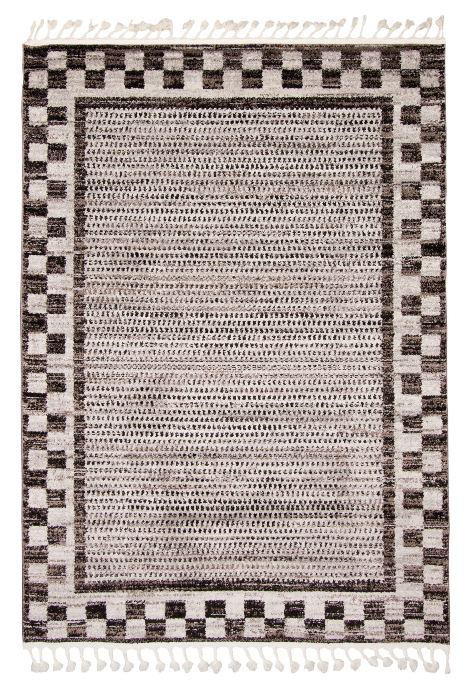 Kybella Quattro Ivory Polypropylene Rug 5'2