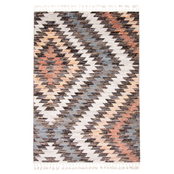 Kybella Sun Taupe Polypropylene Rug 5'2" x 7'5"