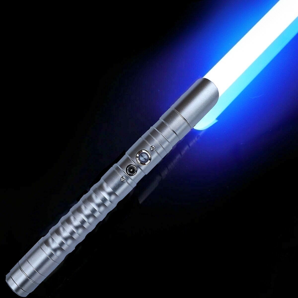 Kybers RGB Lightsaber for Adults, Metal Hilt Force FX Saber with 11 Colors & Smooth Swing Sound, Heavy-Grade Dueling Lightsaber Toy