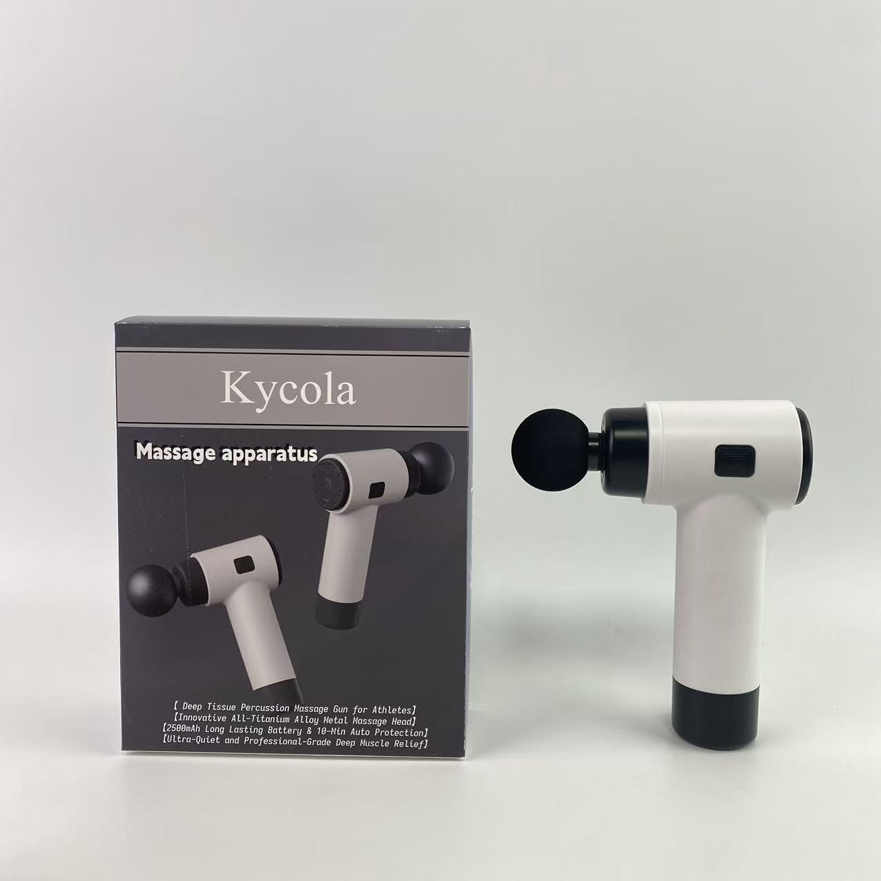 Kycola Massage apparatus,Massage Gun Deep Tissue Percussion with Metal Head Therapy, Professional Muscle Massage Gun for Athletes, Electric Massager Gun for Pain Relief
