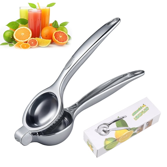 Kydely Efficient Lemon Juice Squeezer Silver 7.87*2.36inch Durability & Comfort Manual Citrus Juicer