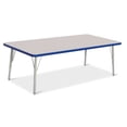 thumbnail image 1 of Rectangle Activity Table - 30" X 60", E-height - Freckled Gray/Blue/Gray, 1 of 7