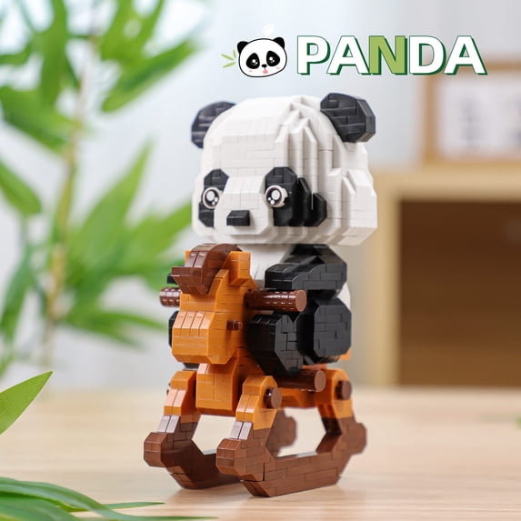 KYGLARING Cute Panda Mini Building Blocks, 1262 Pieces, Decorative ...
