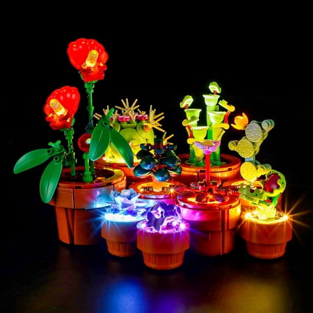 Kyglaring LED Light Kit for Lego-10329 Tiny Plants - Compatible with Legos Icons Building Set- Not Include Set