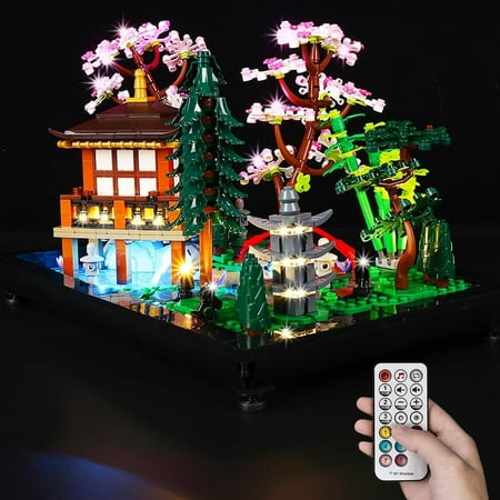 BrickSoul LED Light Kit for Lego Icons Tranquil Garden 10315 Set (No Model) - Light Set Compatible with 10315 Creative Building Kit (Remote Version)