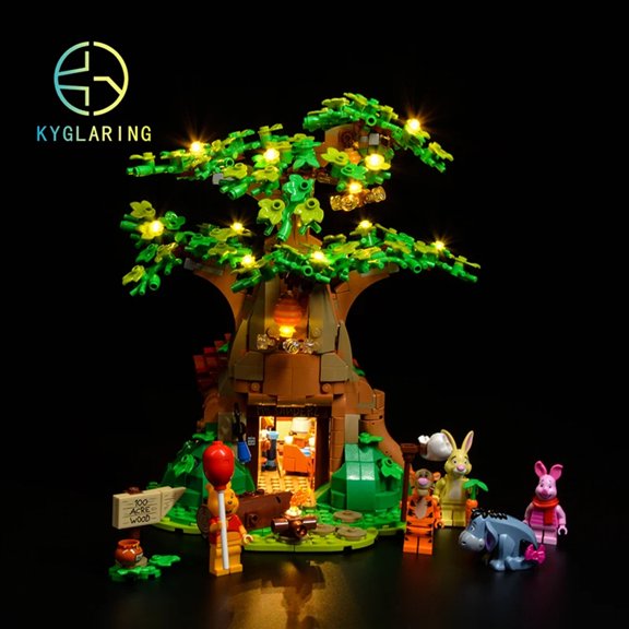 Kyglaring LED Light Kit for Lighting Lego Winnie The Pooh Ideas Set 21326 - (No Model), USB Powered, Suitable for Adults & Kids Age 12+