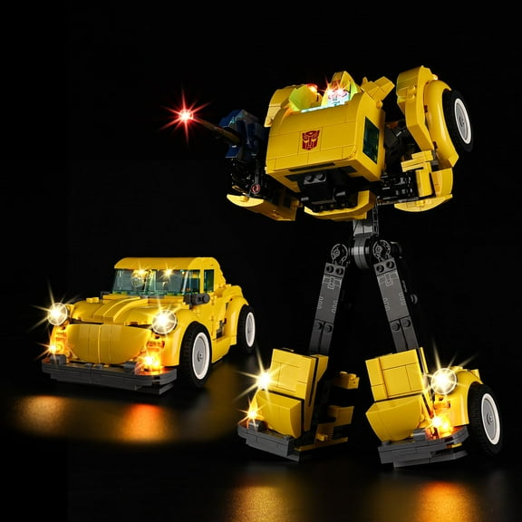 Kyglaring LED Lighting Kit, Compatible with Lego 10338 Bumblebee Robot Model (Not Included)