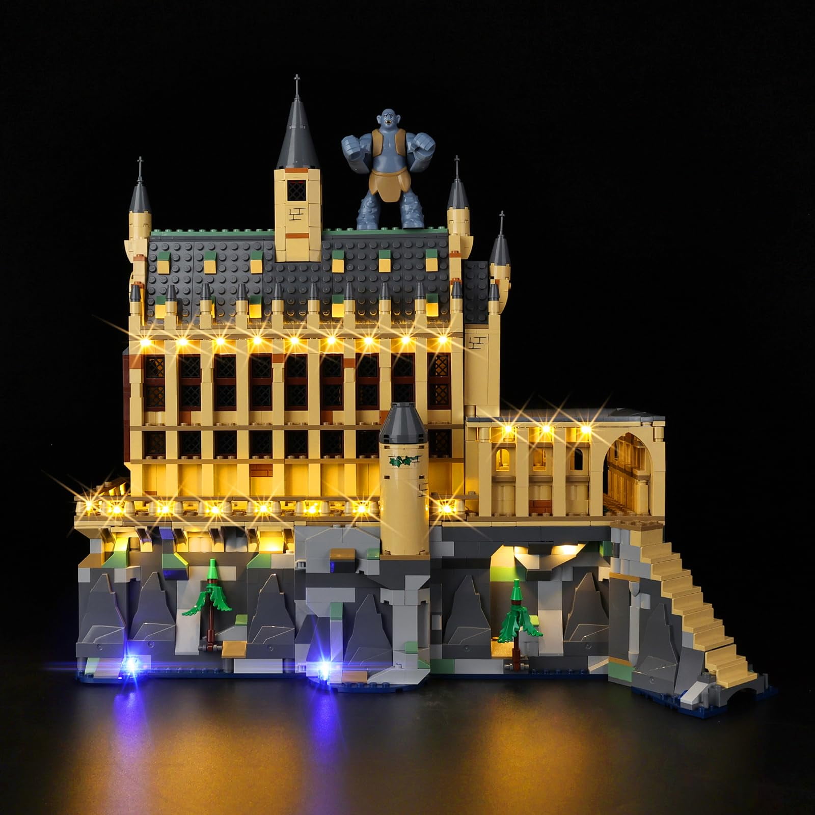 Kyglaring LED Lighting Kit is compatible with Lego 76435 Hogwarts Castle Great Hall - Harry Potter Building Kit (No Model)