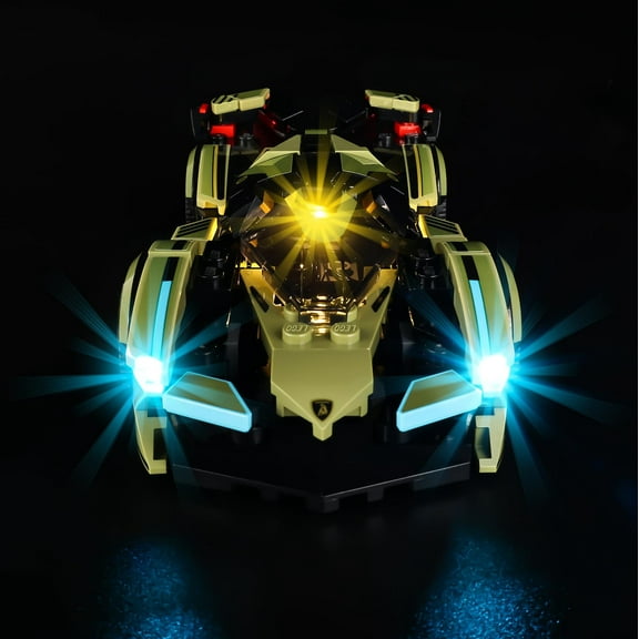 Kyglaring LED Lighting Kit, Compatible with Lego 76923 Lamborghini Lambo V12 Vision GT Super Car Model (Not Included) Light up Your Legos!