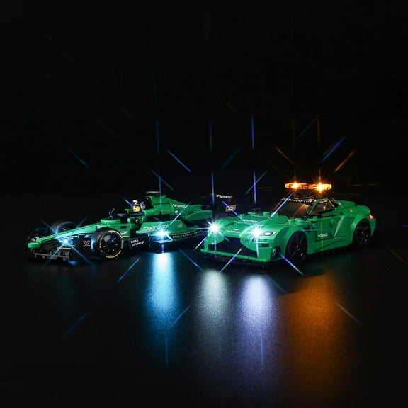 Kyglaring Led Light Kit for Lego 76925 Aston Martin Safety Car & AMR23, Creative Lighting Set Accessories (No Models)