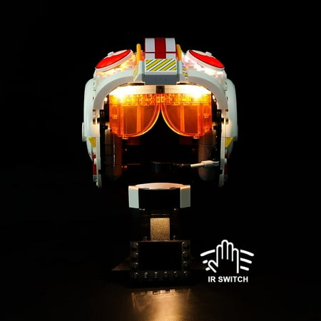 Kyglaring LED Lighting Kit Designed for Luke Skywalker Red Five 75327 Building Model Kit - No Model (Standard Version)