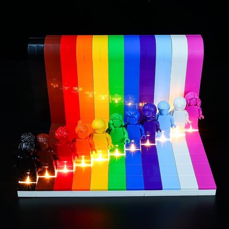 BrickSoul LED Lighting Lights Set Designed for Lego 40516 Everyone Is Awesome Building Block Set - No Model (Classic Version)