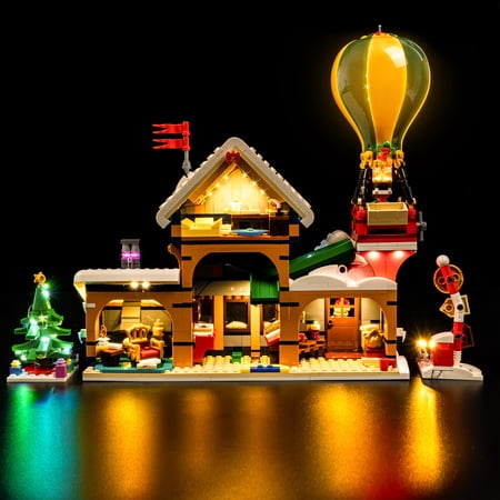 Kyglaring LED Lighting Kit for Lego 10339 Santa's Post Office Model Set (Not Included)