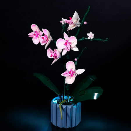 Kyglaring LED Lighting Kit for Lego Orchid 10311 Plant Plants Decorative Adult Model Building Set - Without Lego Set (Classic Version)