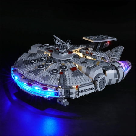 Kyglaring LED Lighting Kit for Lego the Rise of Skywalker Millennium Falcon 75257 (Not Include the LEGO Model)