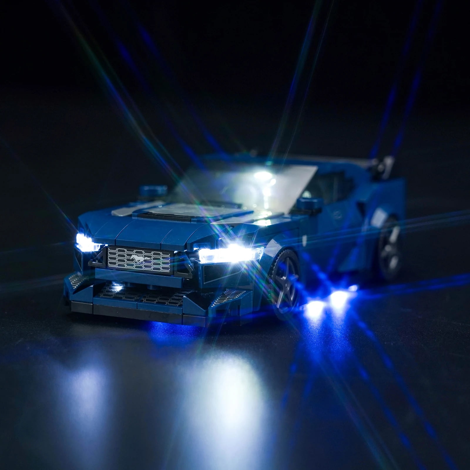Kyglaring LED Lighting for Lego 76920 Speed Champions Ford Mustang Dark Horse Sports Car- No Model(Classic Version)