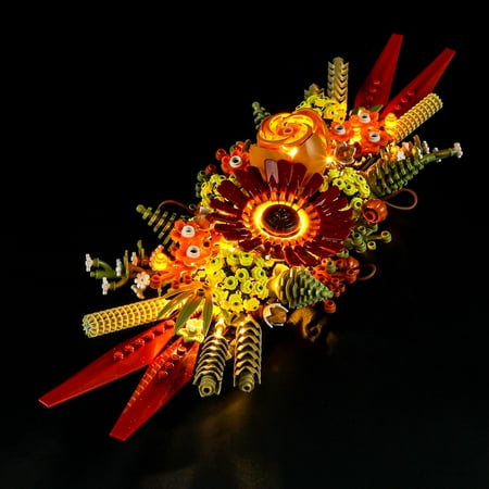Kyglaring LED Lights Kit for Lego Dried Flower Centerpiece 10314 Classic Version (Lights Kit Without Model)