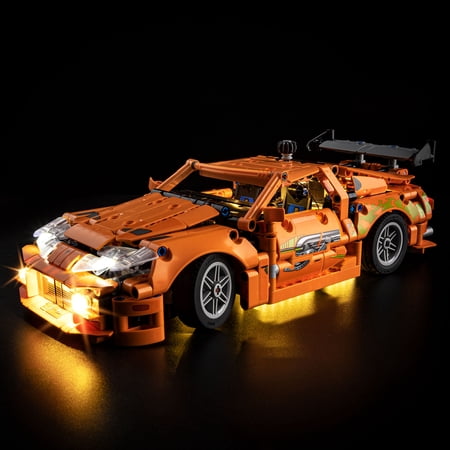 Kyglaring LED Lights for Lego 42204 Technic Fast and Furious Toyota Supra MK4 Building Kit, Not Model