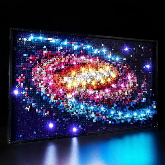 Kyglaring LED Lights for Lego The Milky Way Galaxy, Creative Light Kit Compatible with Legos 31212 (No Included)