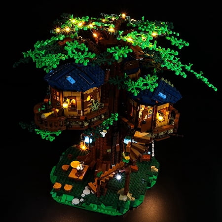 Kyglaring Led Light Kit Designed for Lego 21318 Ideas Tree House Building Blocks Model - Standard Version(No Model)