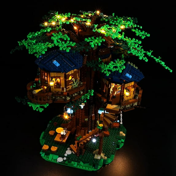 Kyglaring Led Light Kit Designed for Lego 21318 Ideas Tree House Building Blocks Model - Standard Version(No Model)