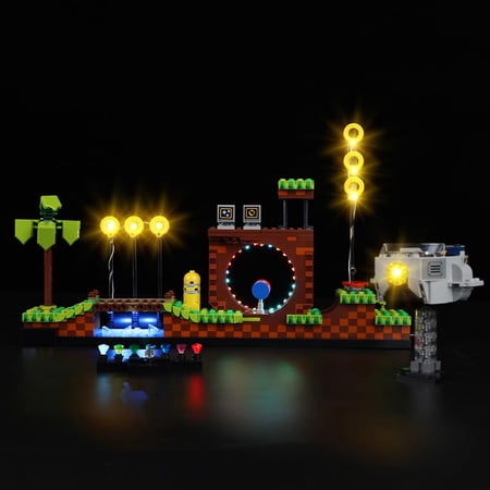 Kyglaring Led Light Kit for Lego 21331 The Hedgehog-Green Hill Zone Model Building Kit -No Model