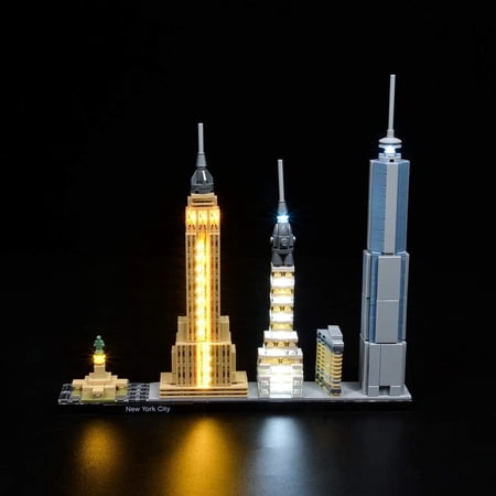 BrickSoul Led Light Kit Compatible with Lego 21028-Light for (New York City) Building Blocks Model - (No Models)