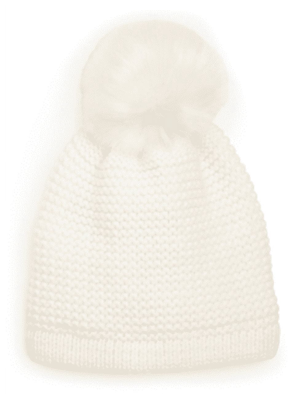 Kyi Kyi Knitted Faux Fur Pom Pom Hat - Walmart.com display picture 1