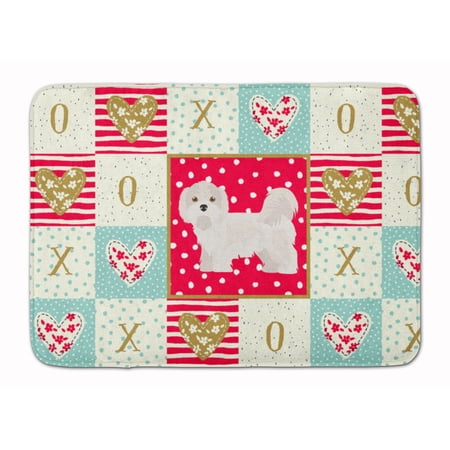 Kyi-Leo Love Machine Washable Memory Foam Mat Red