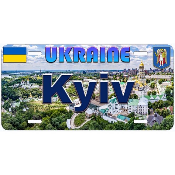 Kyiv Ukraine Novelty Car License Plate