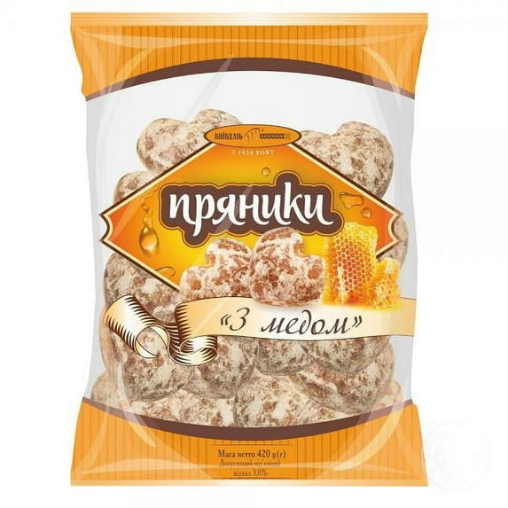 KyivHlib Ukrainian Gingerbread With Honey 420g/ 0.92lb