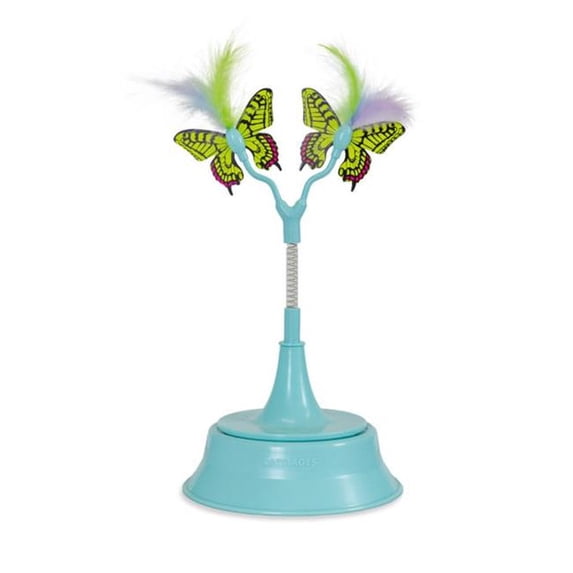 Kyjen Catstages 2-in-1 Bouncing Flutter Bug Cat Toy