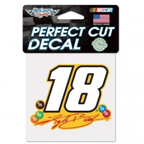 Kyle Busch Decal 4x4 Perfect Cut Color