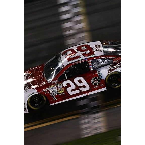 Kyle Busch Racing Car Driver Wall Poster - 12x18 Inch Laminated Poster - Stunning Detail and Bold Colors