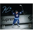 thumbnail image 1 of Kyle Connor Winnipeg Jets Autographed 8" x 10" Blue Jersey Celebrating Spotlight Photograph - Fanatics Authentic Certified, 1 of 1