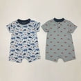 thumbnail image 1 of Kyle & Deena Baby Boy 2 Pk Rompers, Sizes Newborn-9 Months, 1 of 1