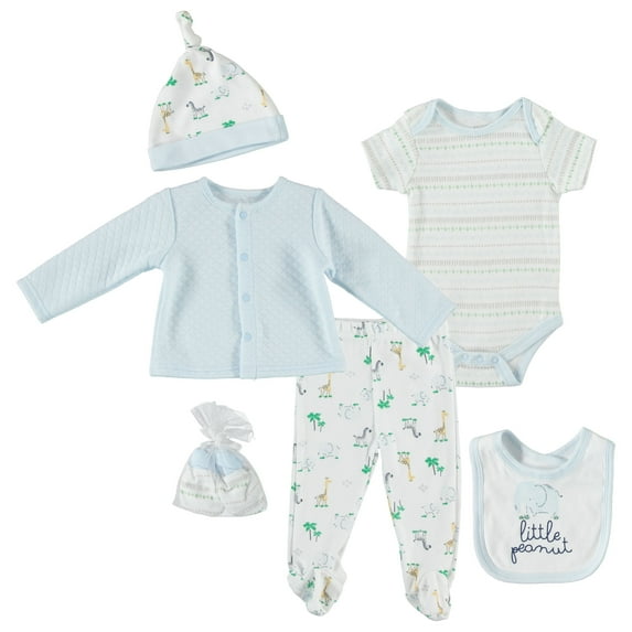 Kyle & Deena Baby Boy 6 PC Cardigan Set, Sizes Newborn-9 Months