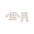 thumbnail image 1 of Kyle & Deena Baby Girl 2 PC French Terry Pant Set, Sizes Newborn-24 Months, 1 of 2