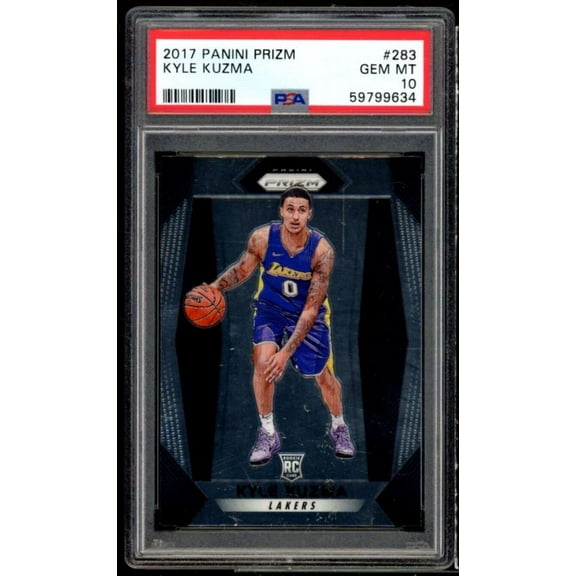 Kyle Kuzma Rookie Card 2017-18 Panini Prizm #283 PSA 10