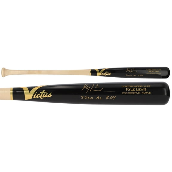 Kyle Lewis Seattle Mariners Autographed Victus Game Model Bat with "2020 AL ROY" Inscription - Fanatics Authentic Certified