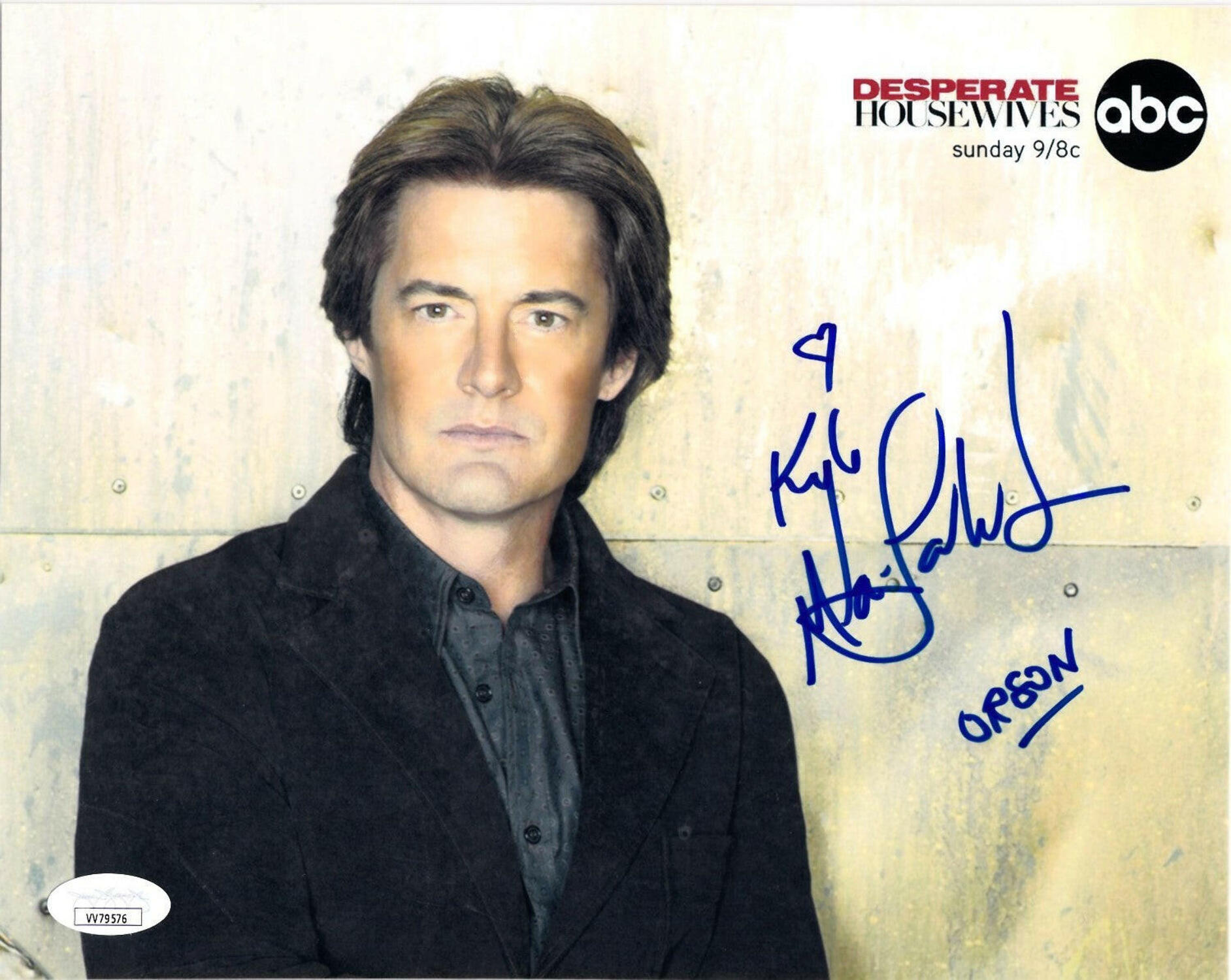 Kyle MacLachlan autographed Desperate Housewives 8x10 photo inscribed