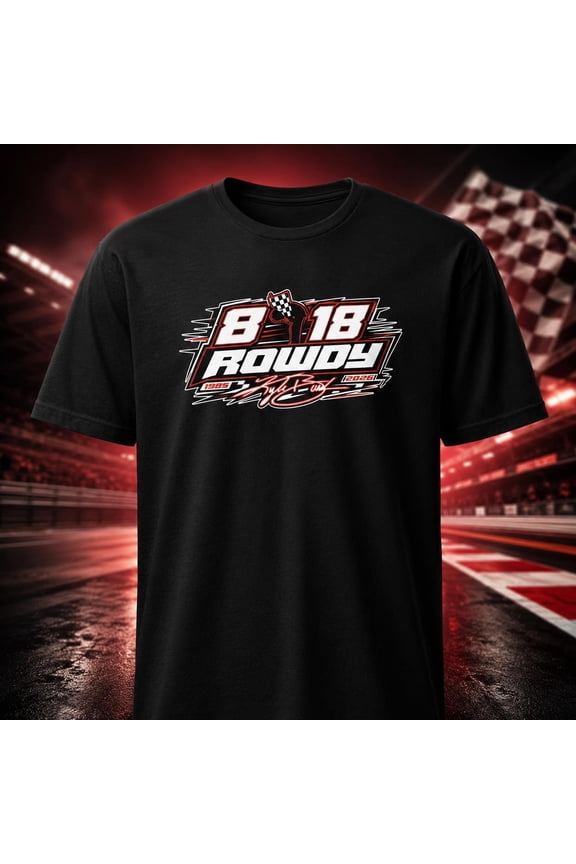 Kyle Rowdy Tribute Shirt Racing Fan Graphic Tee