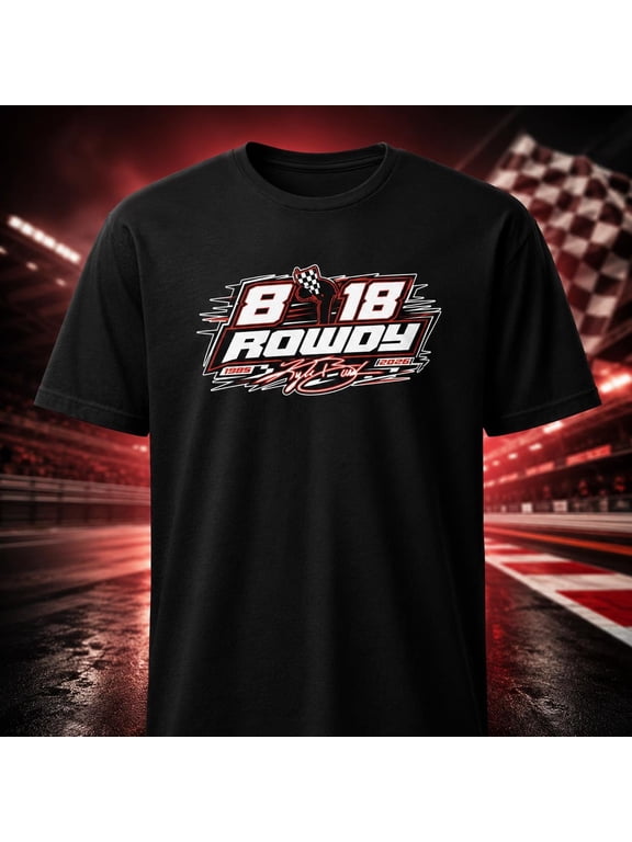 Kyle Rowdy Tribute Shirt Racing Fan Graphic Tee