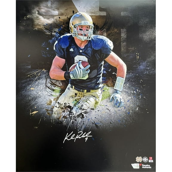 Kyle Rudolph Signed Autographed 20x24 Photo Notre Dame In Focus Fanatics