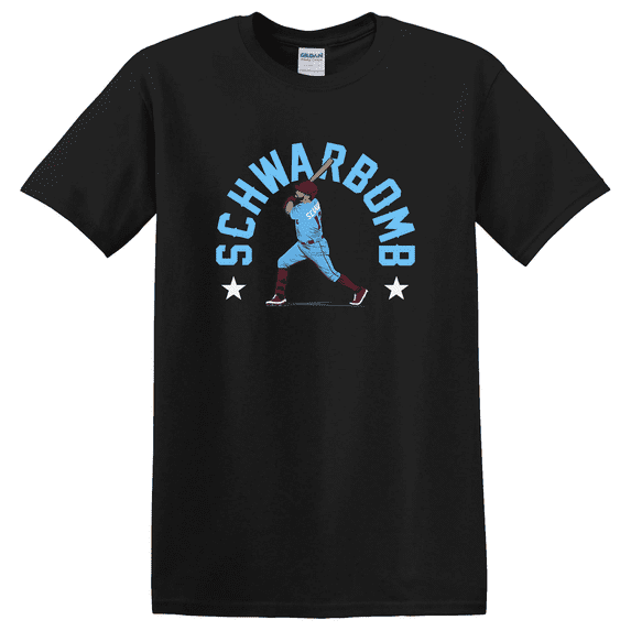 Kyle Schwarber Schwarbomb Philly Baseball Graphic T-Shirt